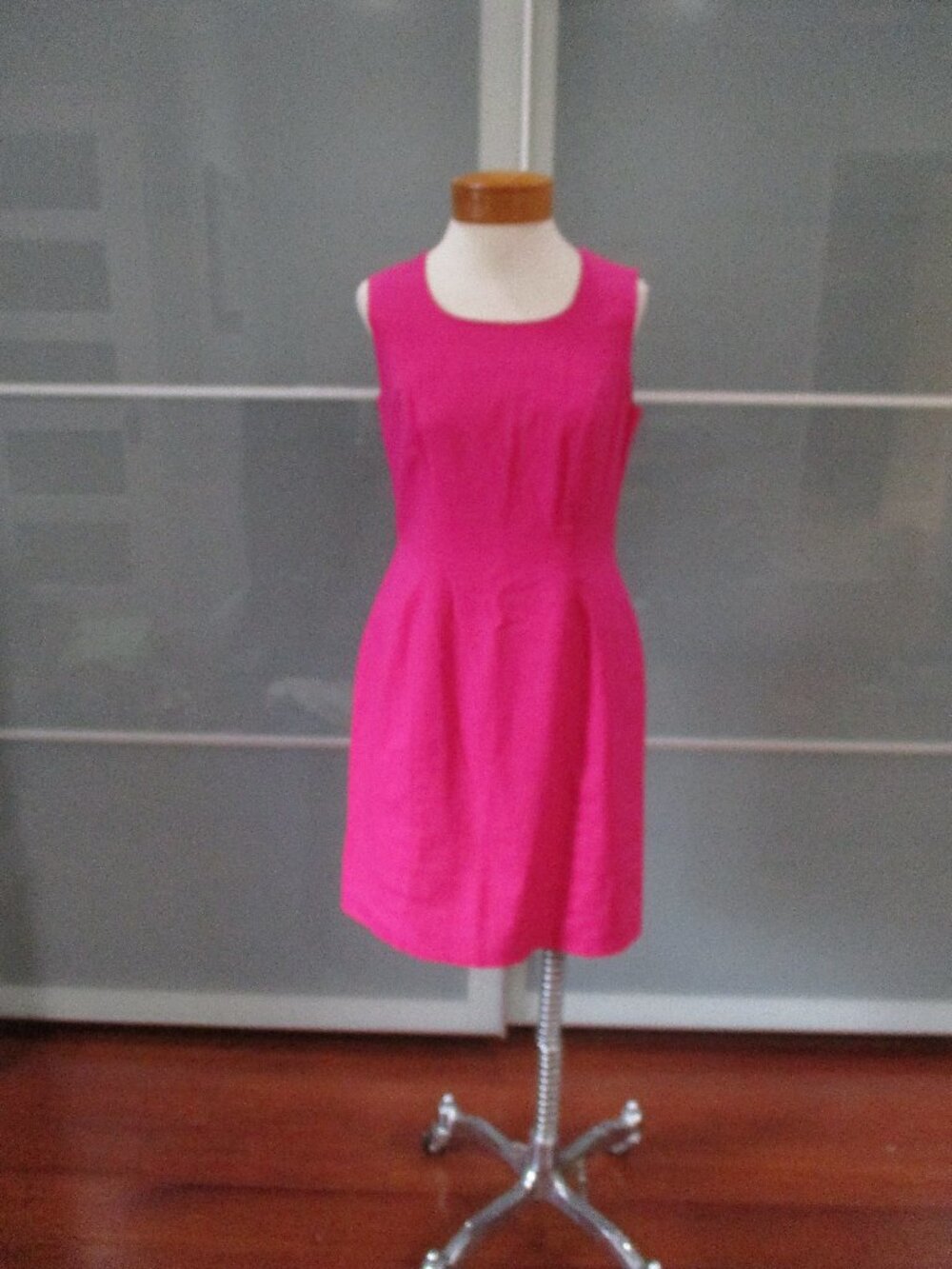 Carol Horn Workshop Tank Style Round Neck Wiggle / Pencil Dress